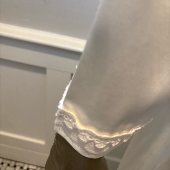 Christian Dior Lingerie NIGHTGOWN Lounging Underwear Vintage White Size Medium - Picture 3 of 7